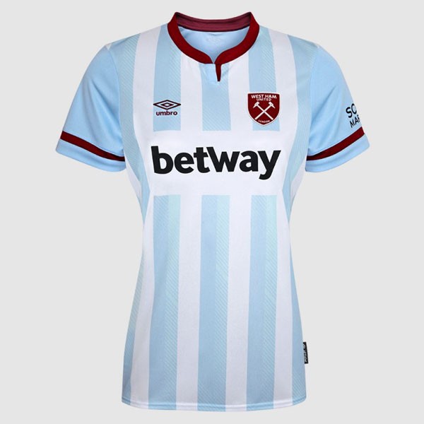 Camiseta West Ham United Segunda equipo Mujer 2021-22